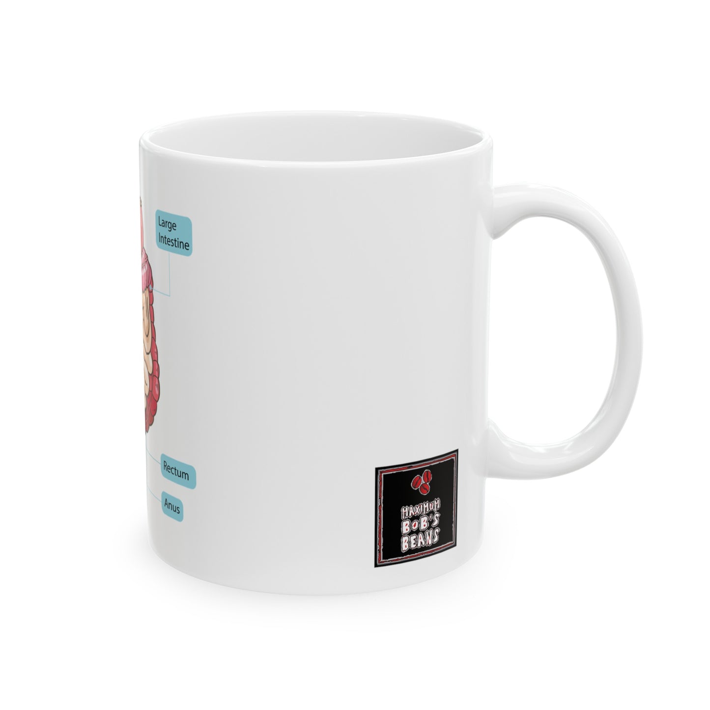 Rectum White Mug, (11oz, 15oz)