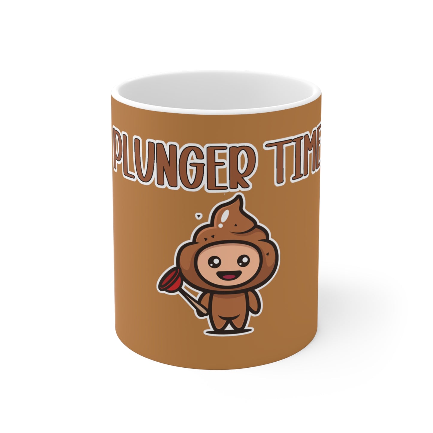 Lil' Plunger Brown Mug 11oz