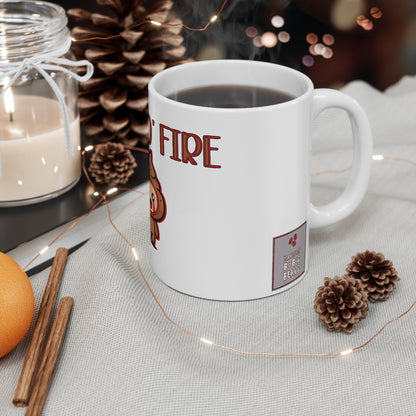 Lil' Ring O' Fire White Mug 11oz