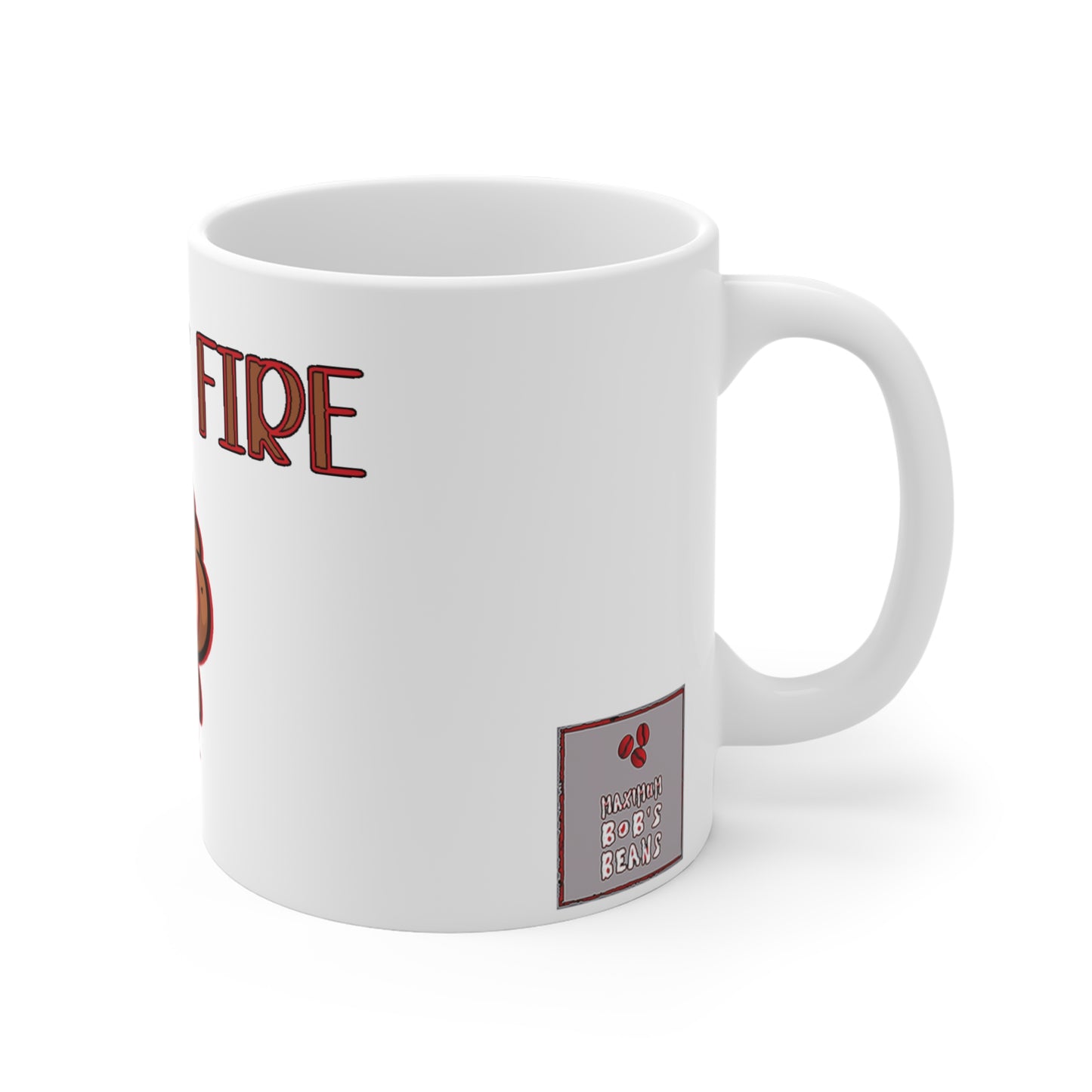 Lil' Ring O' Fire White Mug 11oz