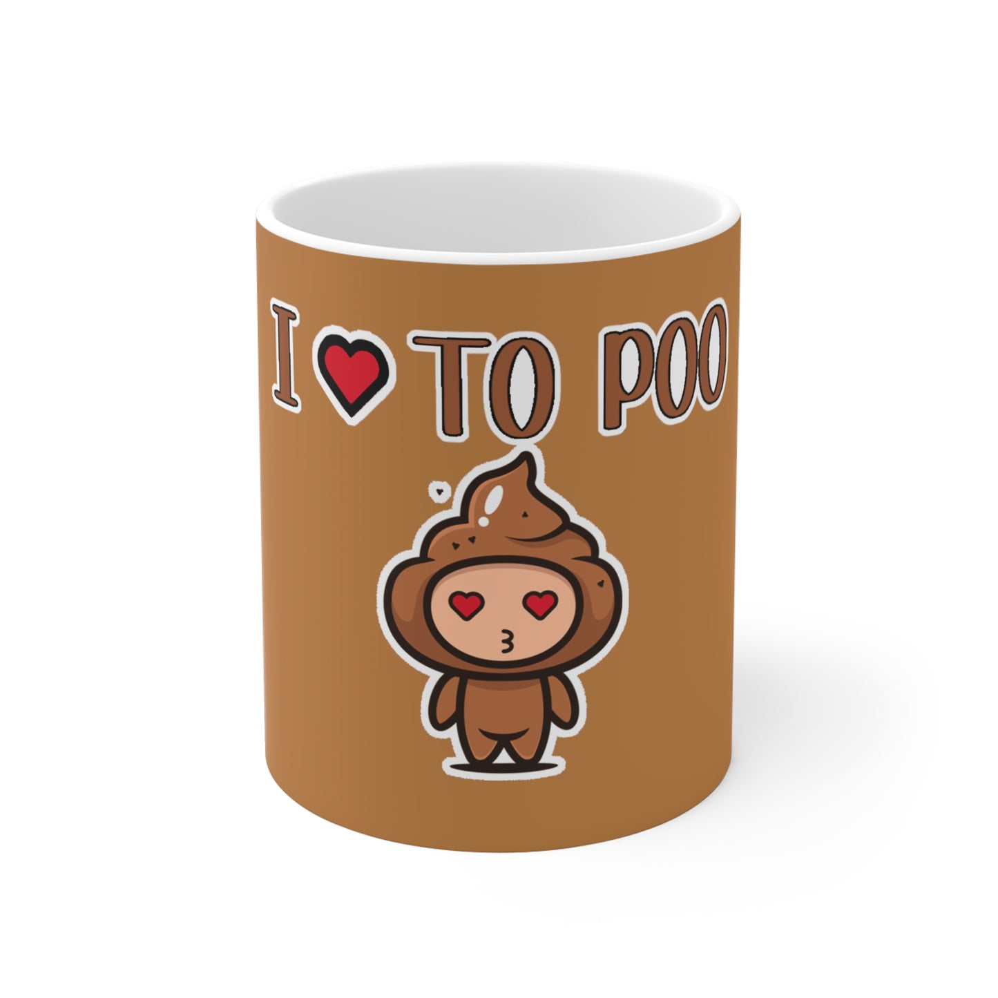 Lil' Love To Poo Brown Mug 11oz