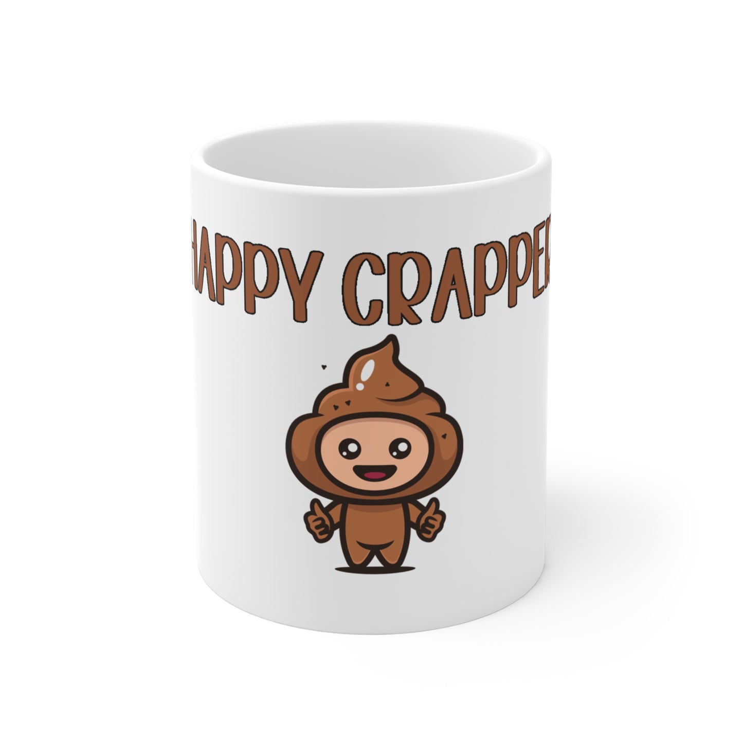 Lil' Happy Crapper White Mug 11oz