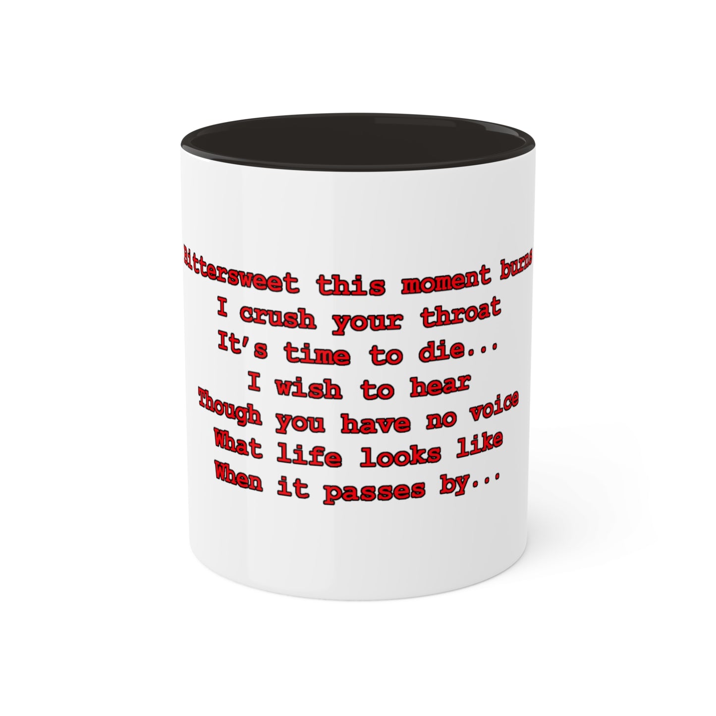 Random Killing Bittersweet 2-Tone Mug 11oz