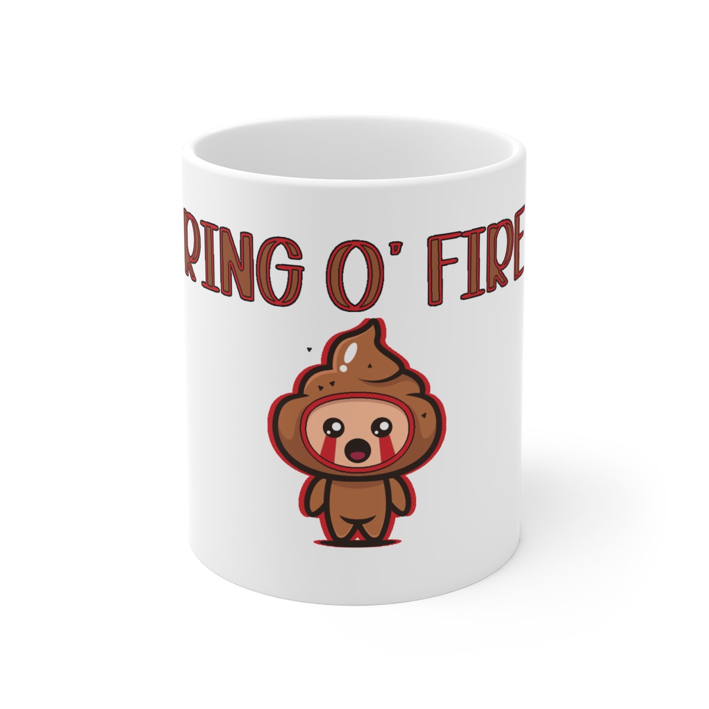 Lil' Ring O' Fire White Mug 11oz