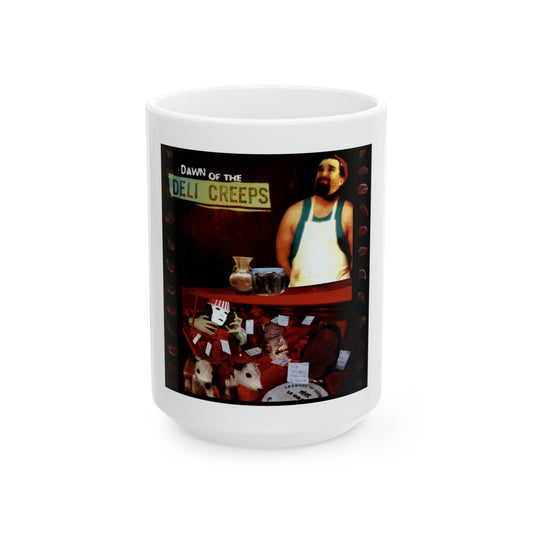 Deli Creeps Cover White Mug, (11oz, 15oz)