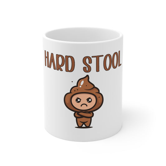 Lil' Hard Stool White Mug 11oz