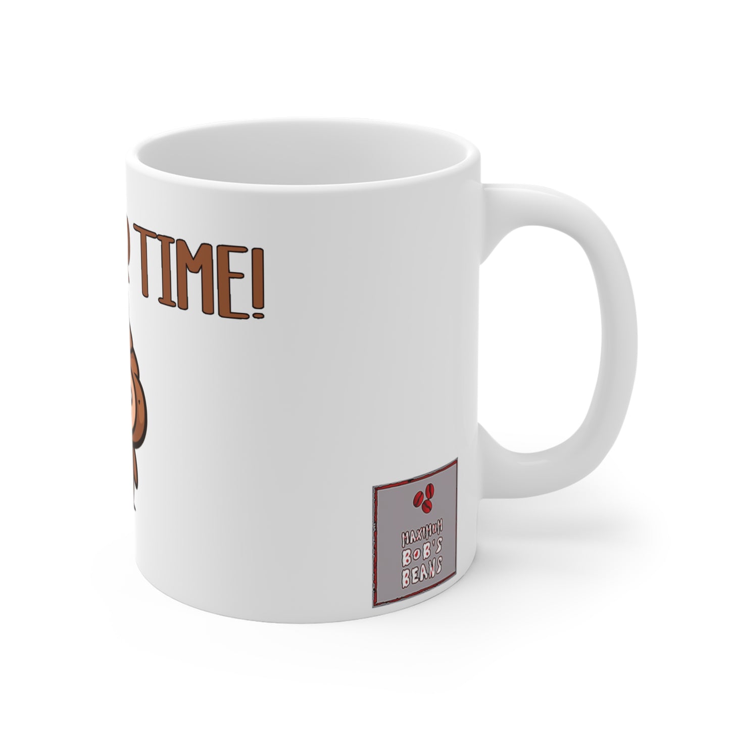 Lil' Plunger White Mug 11oz