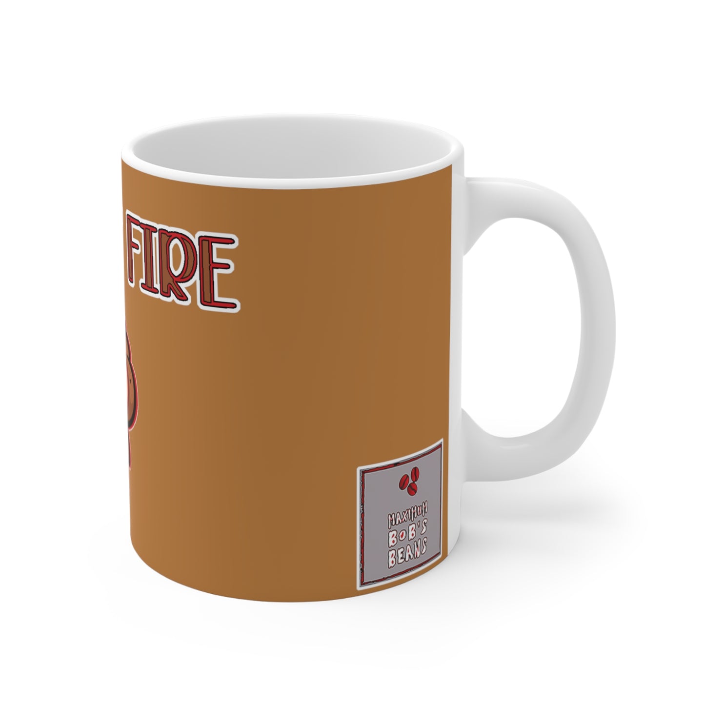 Lil' Ring O' Fire Brown Mug 11oz