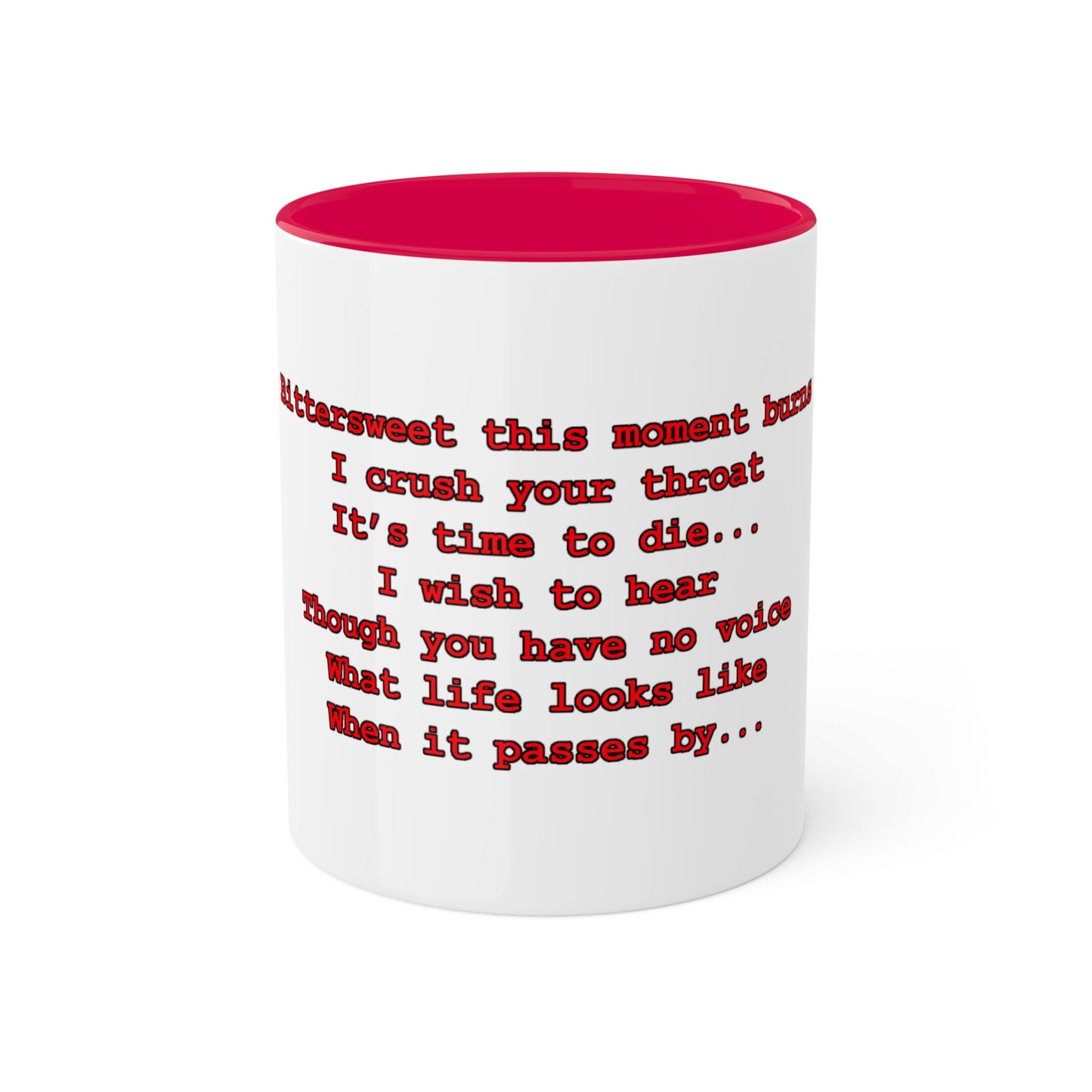 Random Killing Bittersweet 2-Tone Mug 11oz