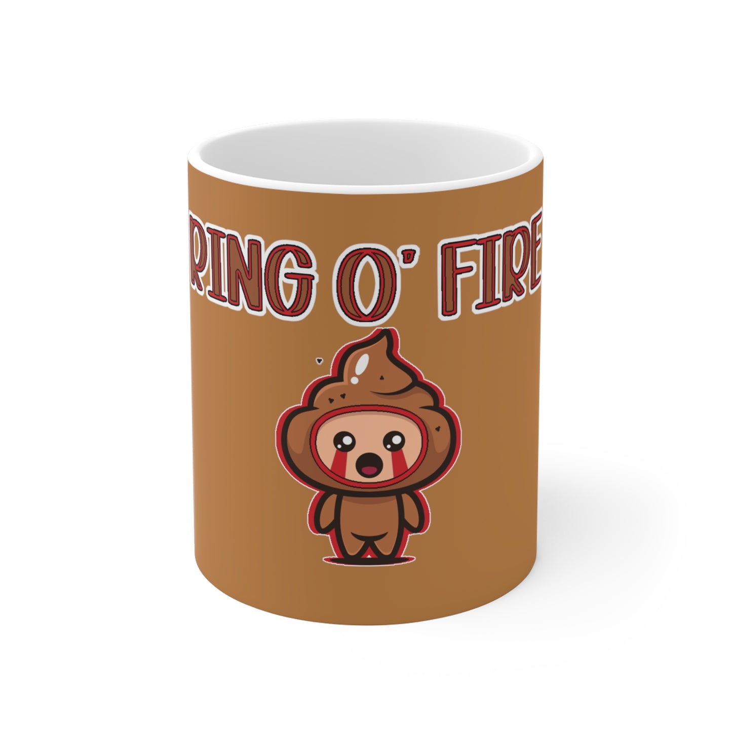 Lil' Ring O' Fire Brown Mug 11oz