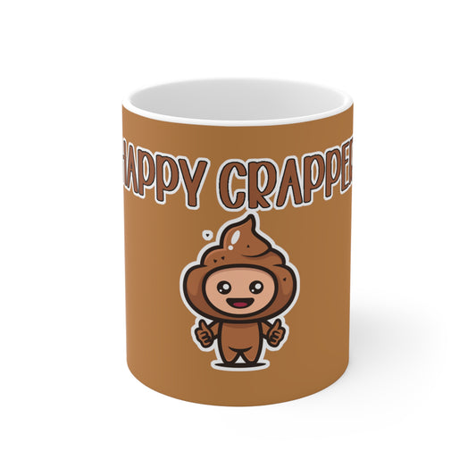 Lil' Happy Crapper Brown Mug 11oz