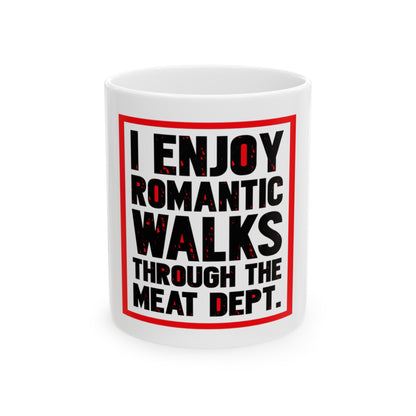 Romantic Walks White Mug, (11oz, 15oz)