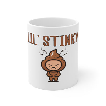 Lil' Stinky White Mug 11oz